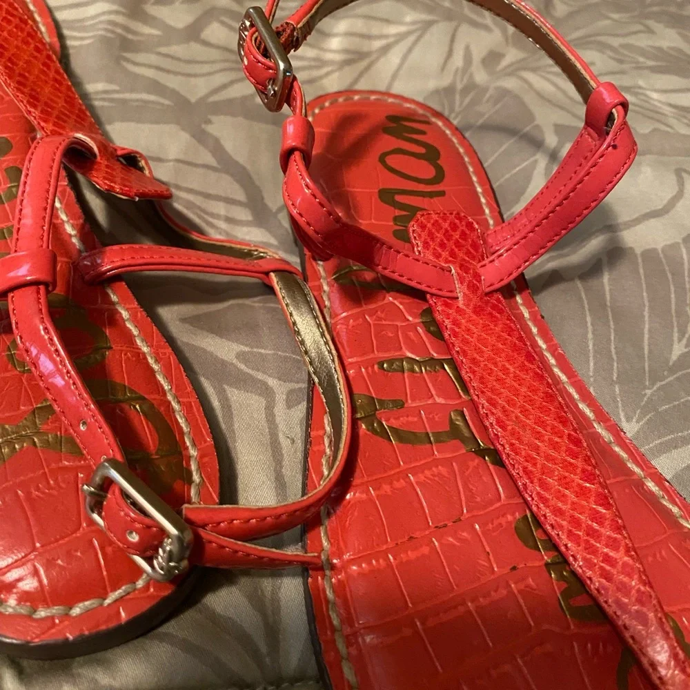 Sam Edelman Gigi orange Sandals - Picture 4 of 8